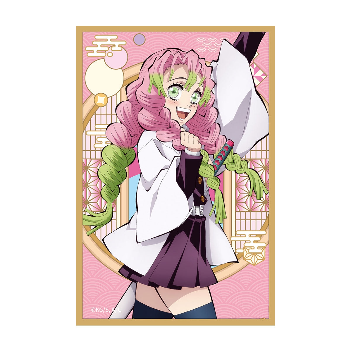 蜜璃 色紙 鬼滅の刃　恋柱・甘露寺蜜璃　色紙 | フリマアプリ ラクマ