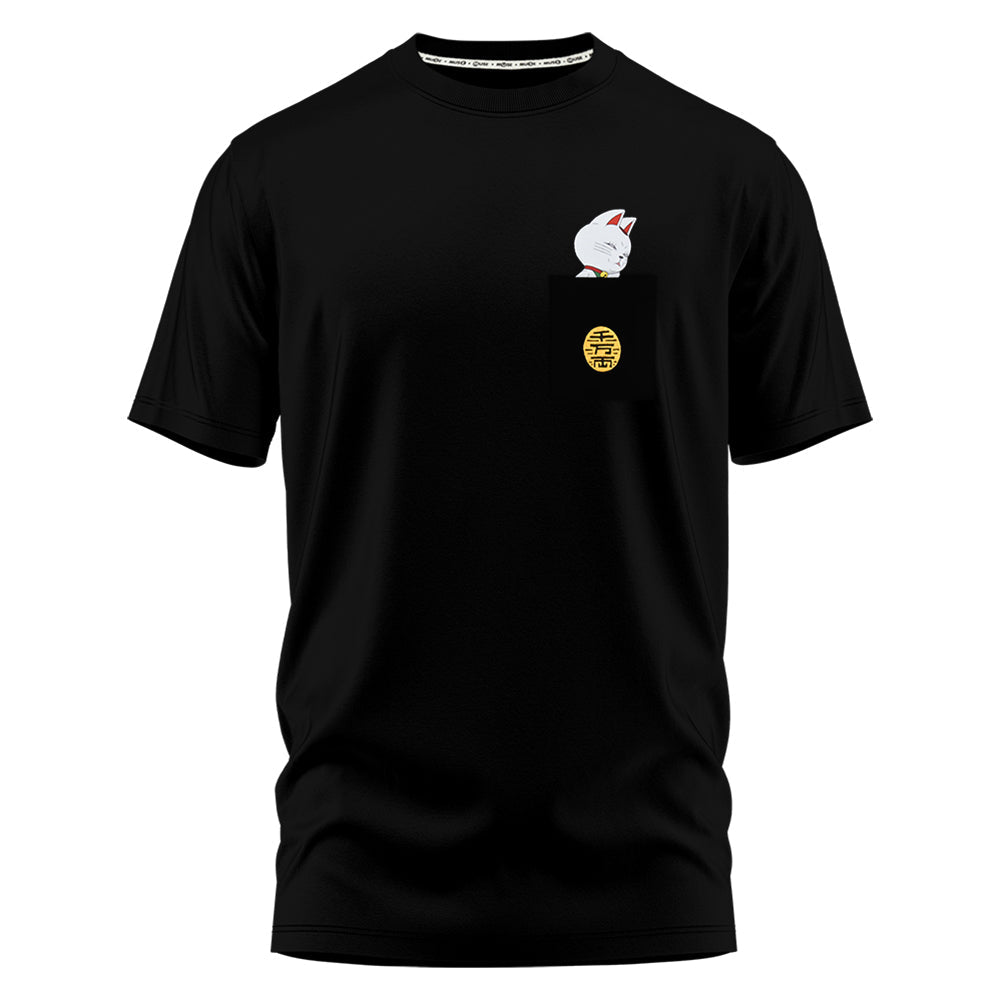 膽大黨 刺繡口袋T-shirt 高速婆婆