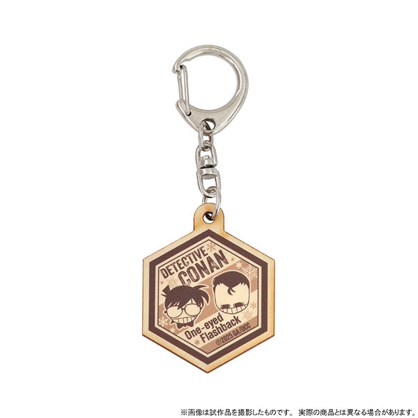 名偵探柯南:獨眼的殘像 木製匙扣 日版