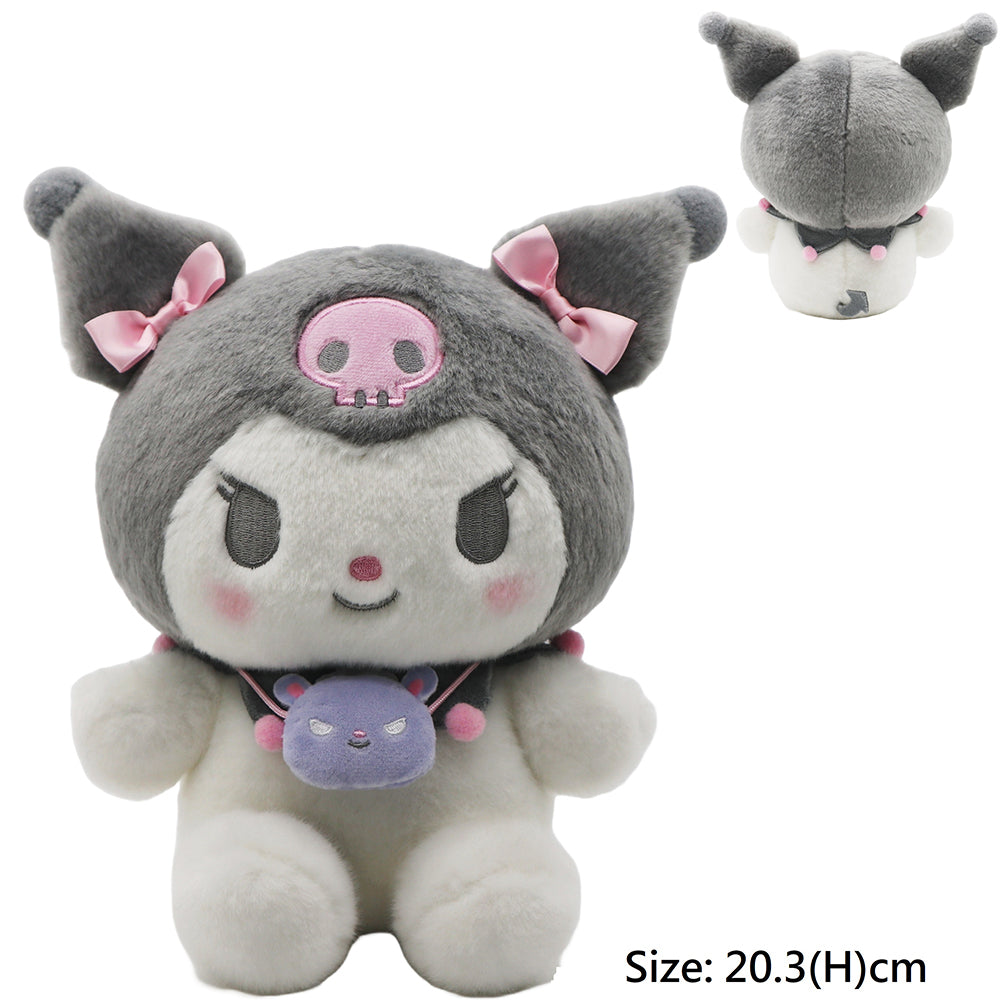 Kuromi 8吋可彎曲毛公仔