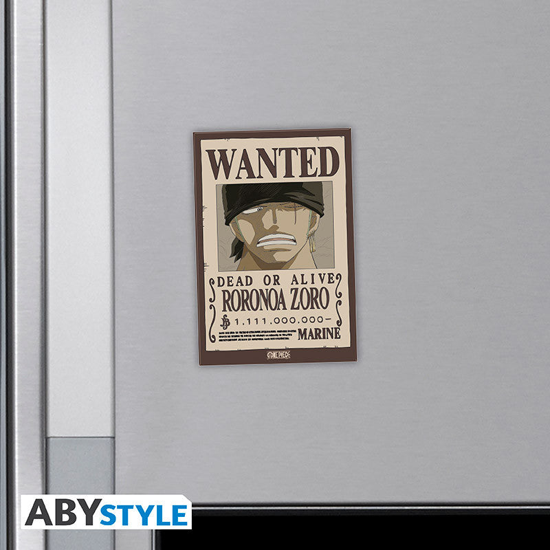 ONE PIECE 海賊王 金屬磁貼 卓洛懸賞