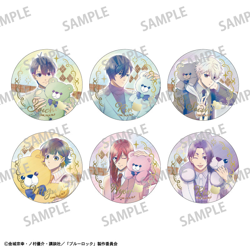 《 BLUE LOCK 藍色監獄》盲抽燙金襟章 Kamio JP RETOUCH系列 泰迪熊 盲抽1個 共6款