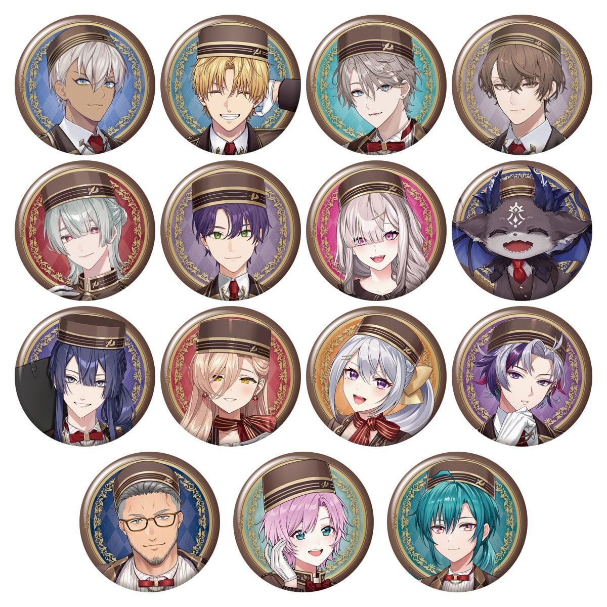 Bandai Candy Toy 彩虹社 繡花襟章 & 餅乾 3