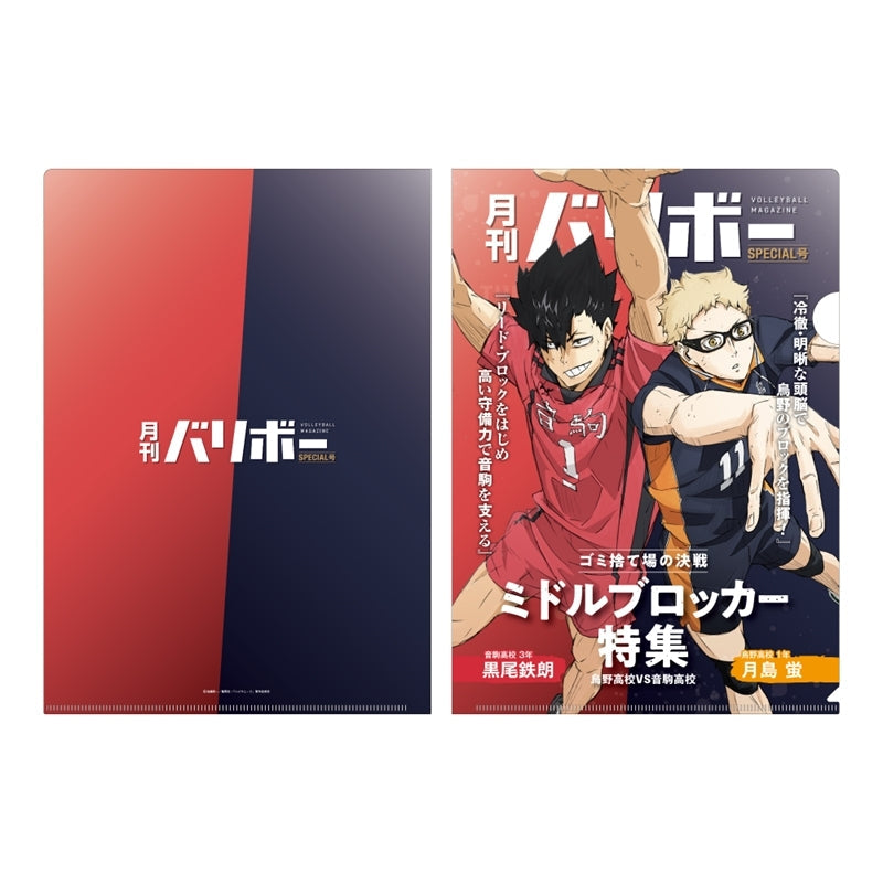 TOHO《排球少年!!》 A4透明文件夾 月刊排球第二彈