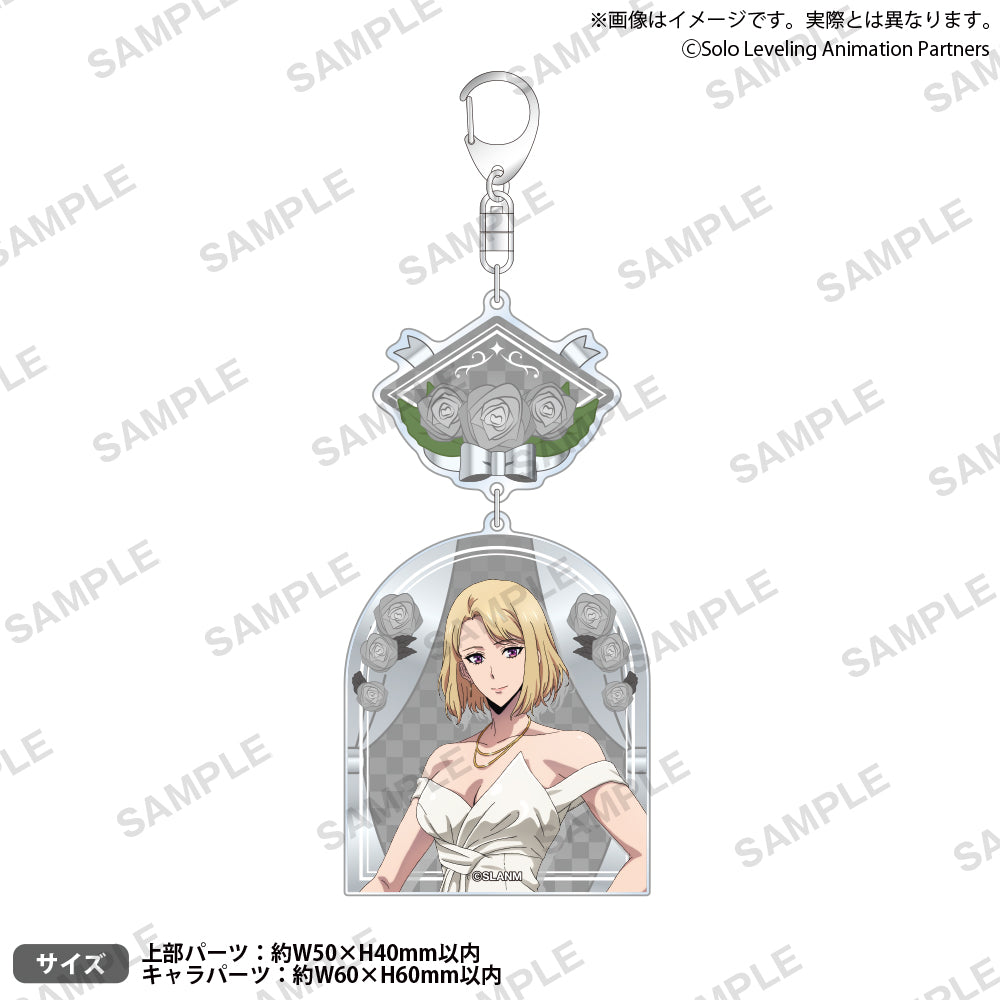 Bushiroad Creative《我獨自升級》日本POPUP限定Dress ver.雙層壓克力匙扣