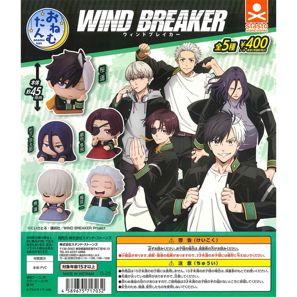 Stasto Stand Stones 扭蛋《Wind Breaker 防風少年》TV版角色公仔