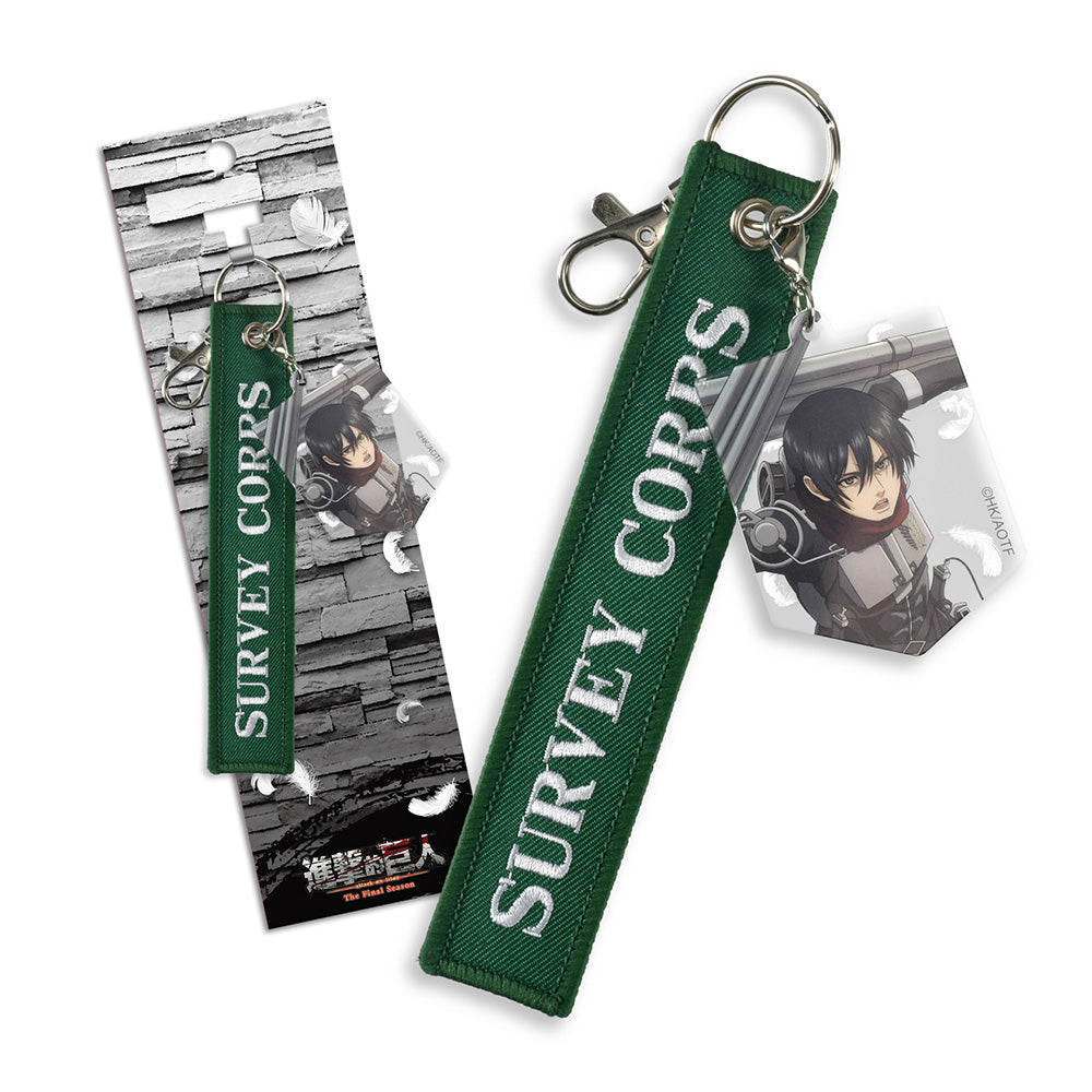 進擊的巨人 織帶壓克力名牌鎖匙扣