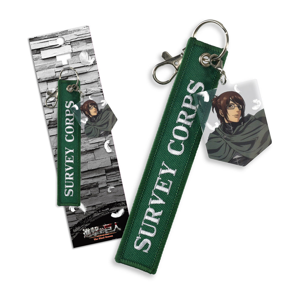 進擊的巨人 織帶壓克力名牌鎖匙扣