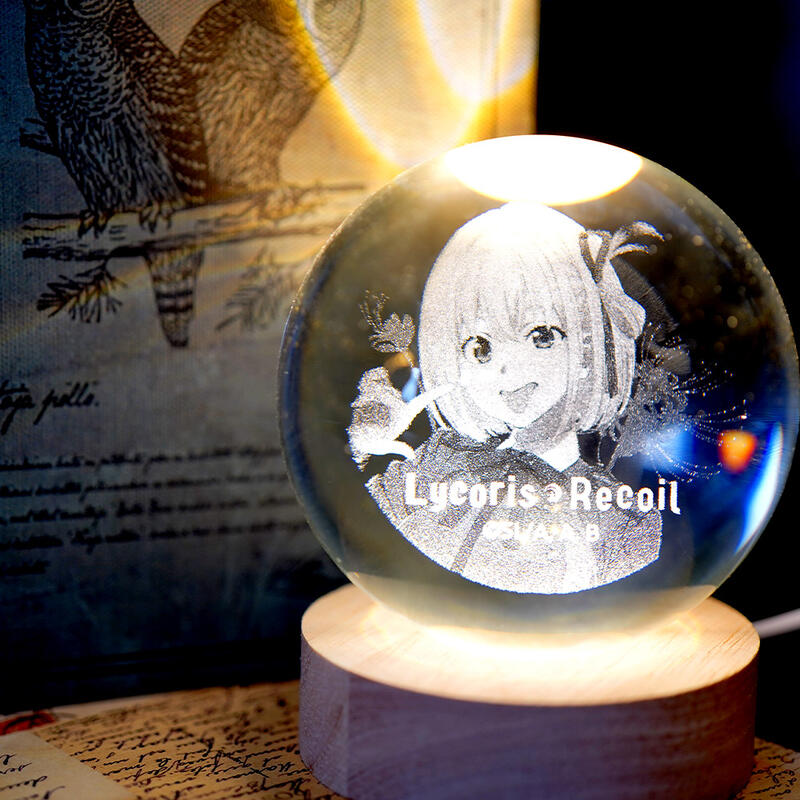 莉可麗絲 水晶球夜燈