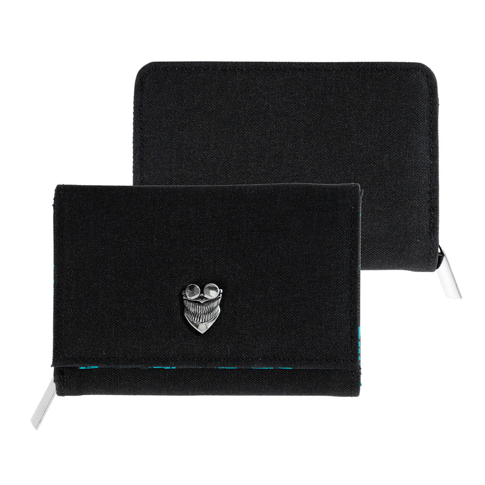 DAN DA DAN 膽大黨 金屬造型扣式短夾(雪花布) A款