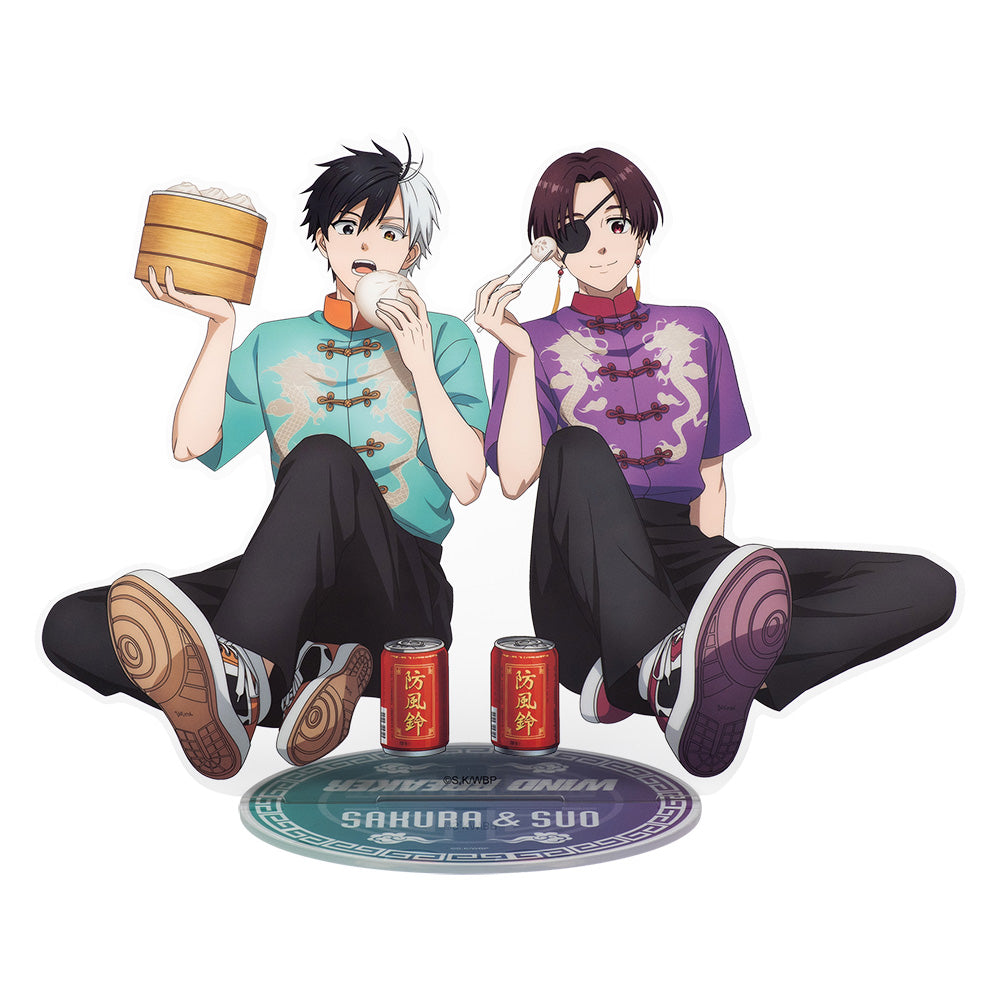 防風少年 30cm雙人壓克力立牌 A款 櫻+蘇枋