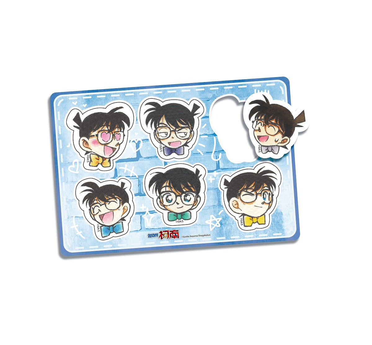 名偵探柯南原畫展 造型磁鐵 開口笑