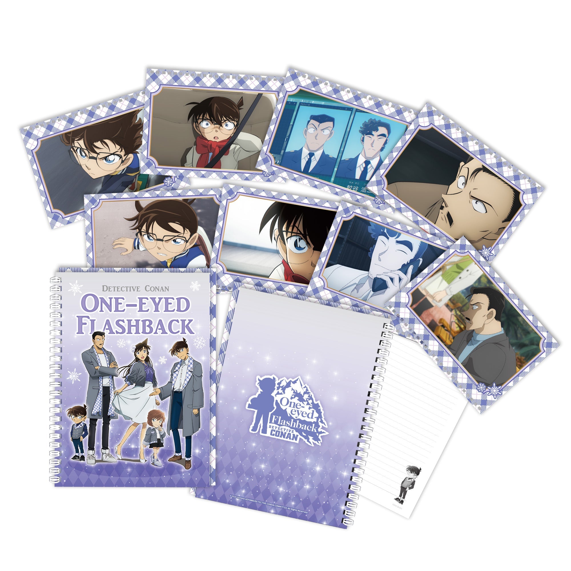 名偵探柯南:獨眼的殘像 A5圈裝筆記本 柯南組