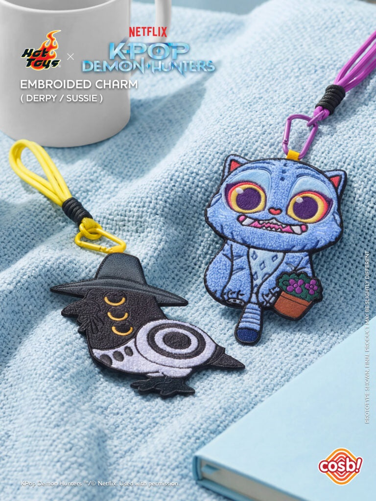 KPop Demon Hunters 毛絨刺繡掛飾 Derpy (藍色款)
