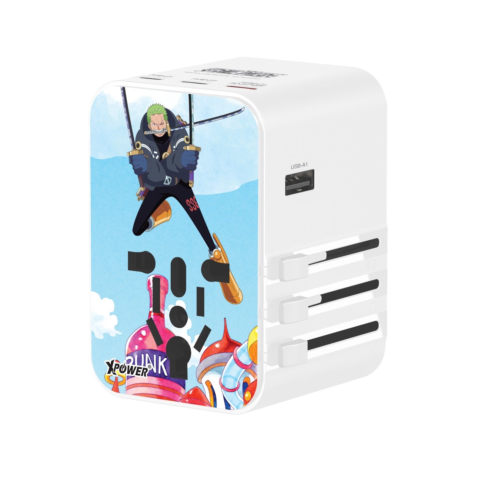 XPower《海賊王》6輸出 45W PD/PPS GaN旅行充電器