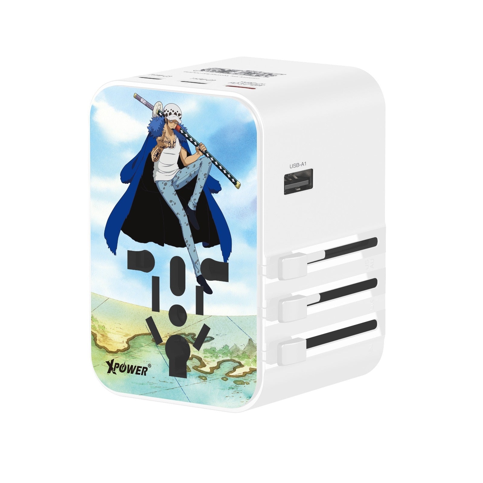 XPower《海賊王》6輸出 45W PD/PPS GaN旅行充電器