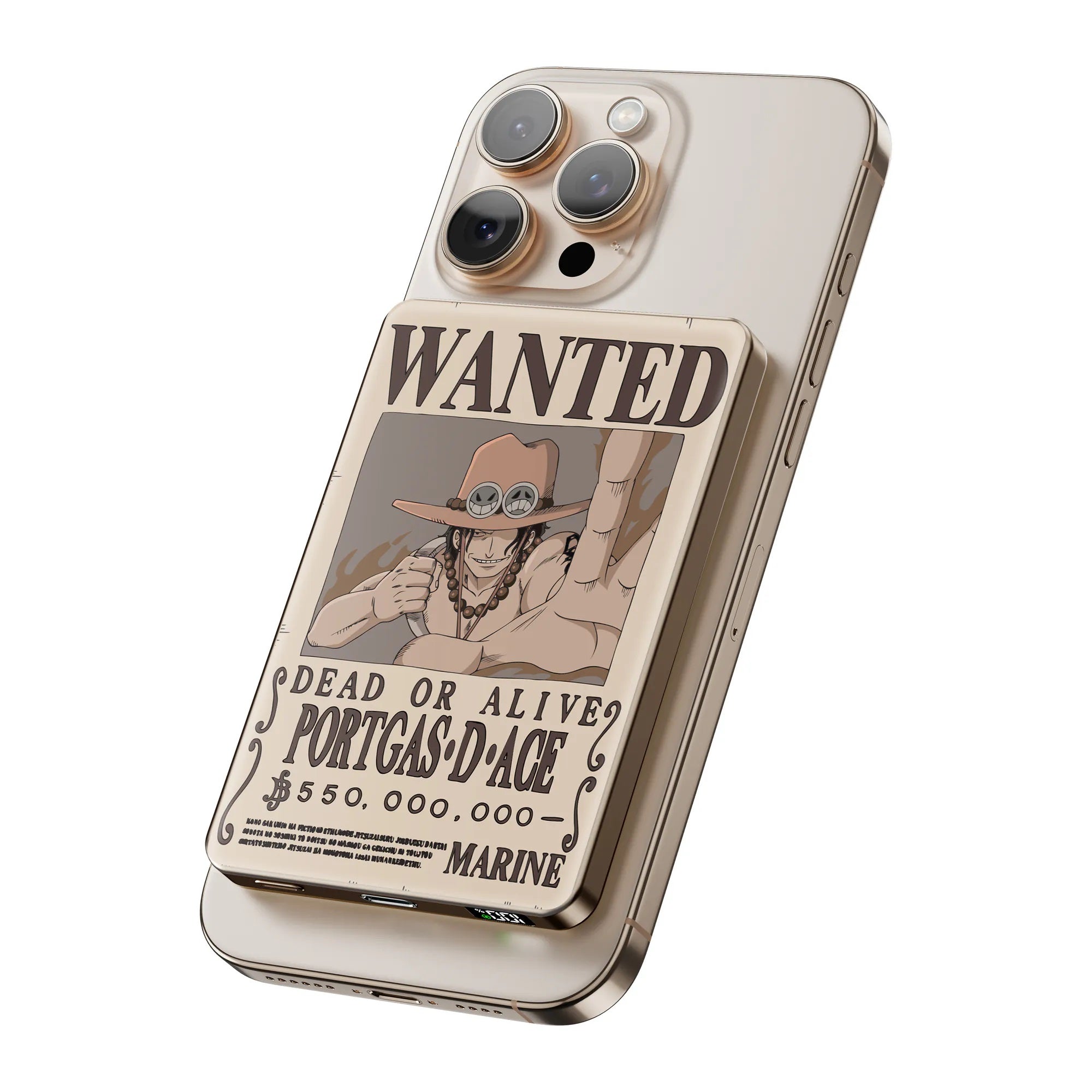 XPower《海賊王》MagSafe 3合1 10000mAh超薄數顯無線充電器