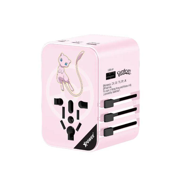 XPower《Pokemon》TA45B 45W 6輸出 PD3.0/PPS旅行充電器 夢幻