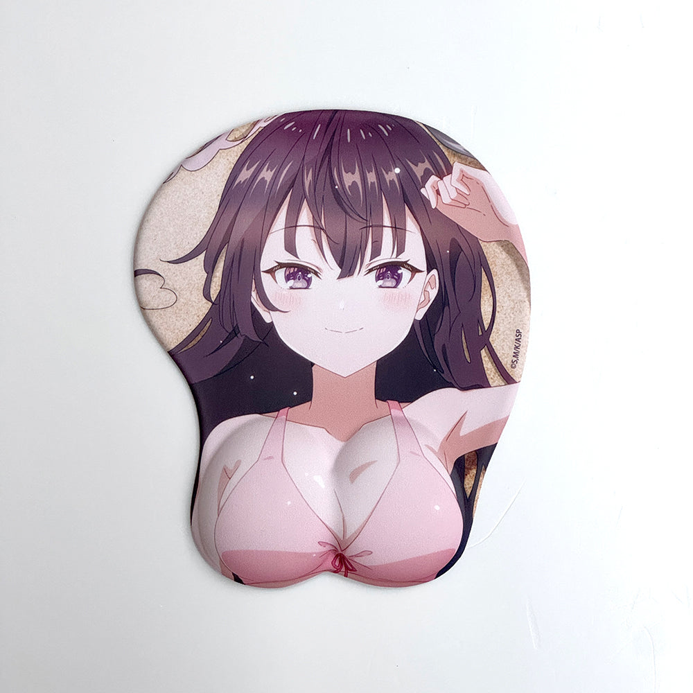 不時輕聲地以俄語遮羞的鄰座艾莉同學 滑鼠墊 周防有希 (泳裝)