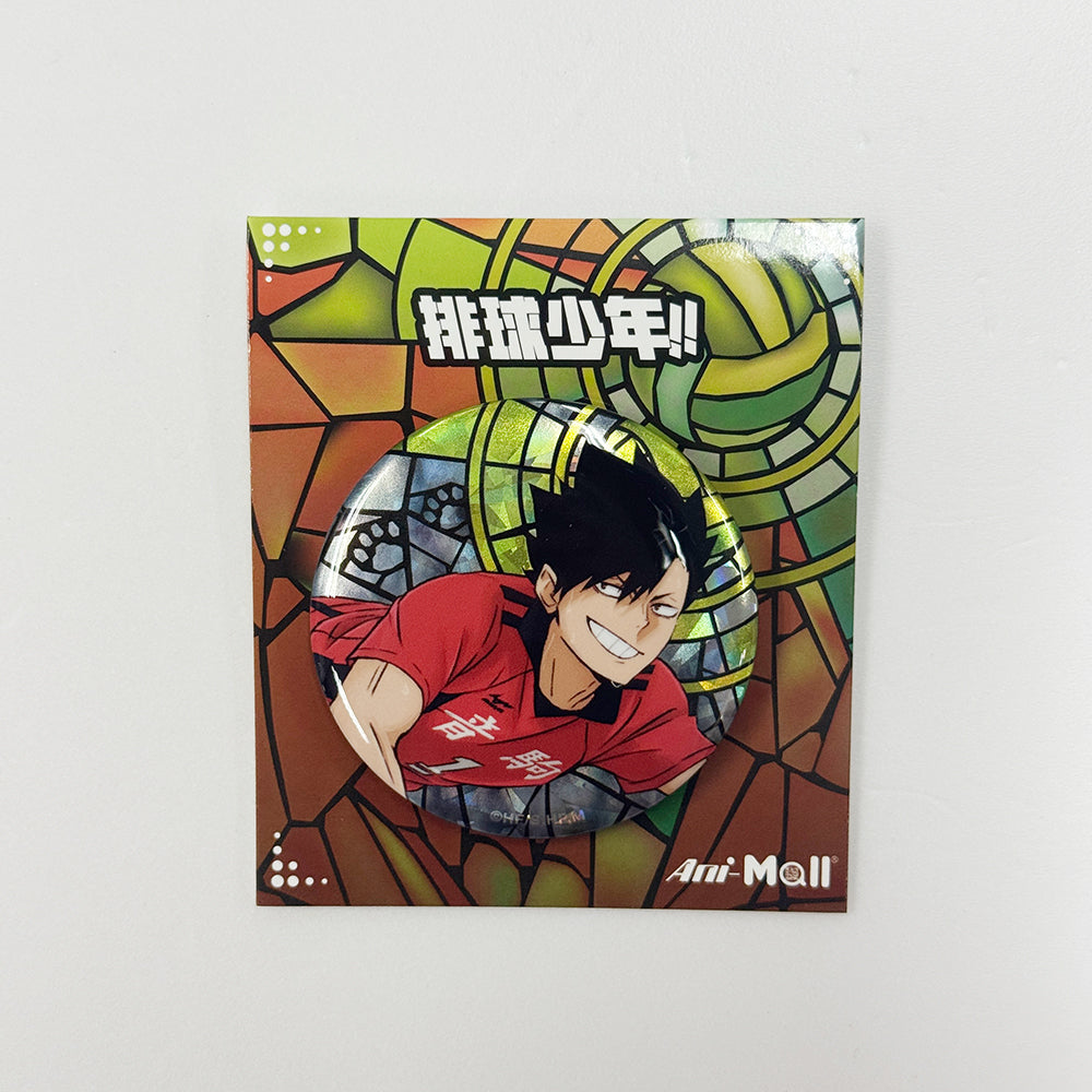 排球少年!! 彩繪玻璃風58mm徽章