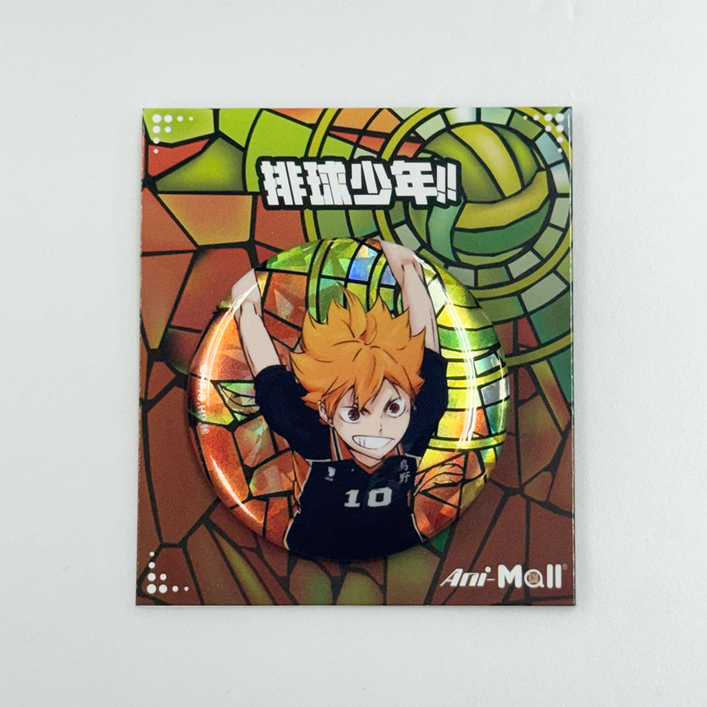 排球少年!! 彩繪玻璃風58mm徽章