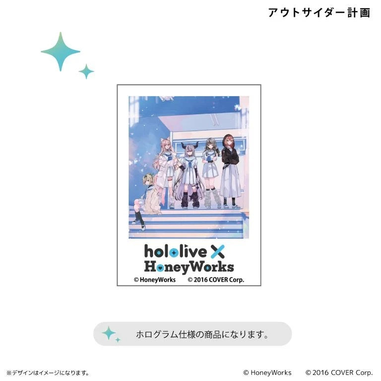 Hololive×Honey Works 幻彩貼紙