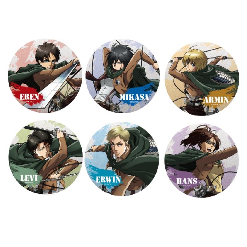 進擊的巨人 炫彩大徽章(6款隨機)
