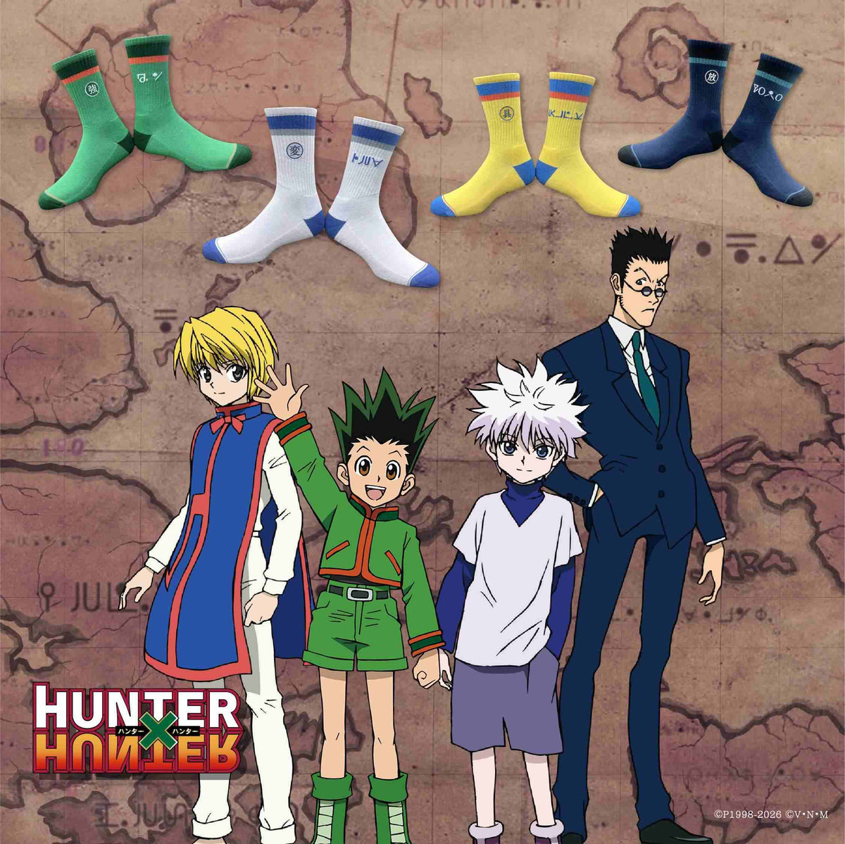 HUNTERxHUNTER 全職獵人 中筒襪