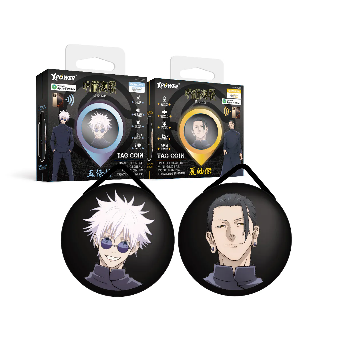 XPower《咒術迴戰》智能定位器TAG COIN TC1