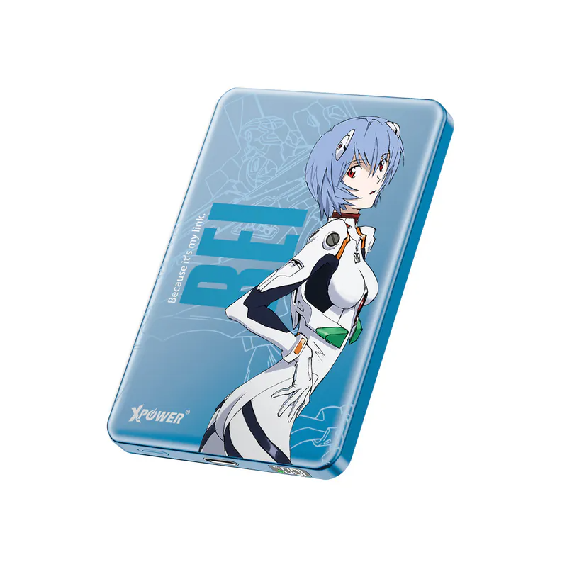 XPower《EVA新世紀福音戰士》MagSafe 3合1 10000mAh超薄數顯無線充電器