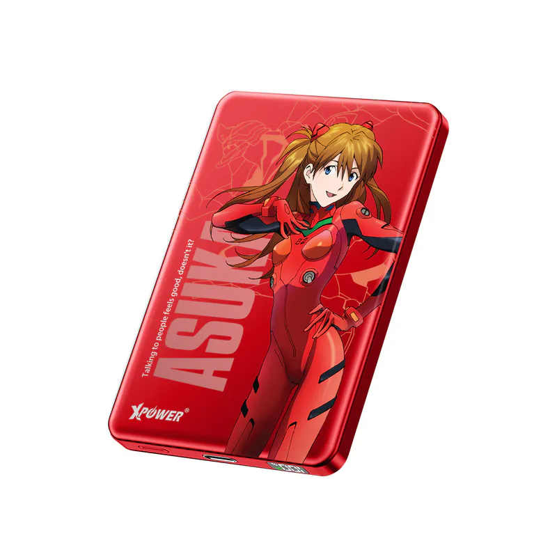 XPower《EVA新世紀福音戰士》MagSafe 3合1 10000mAh超薄數顯無線充電器