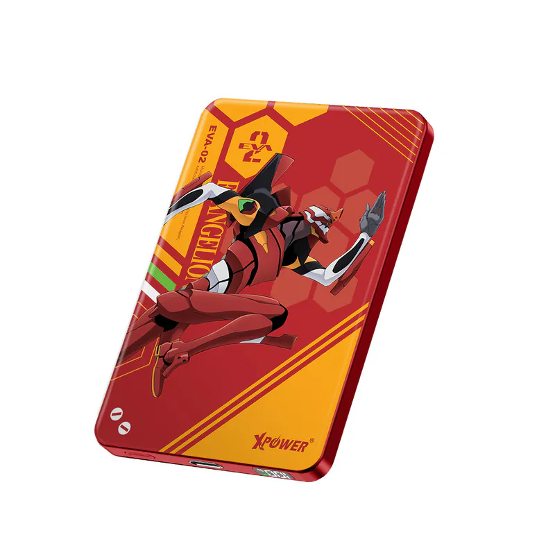 XPower《EVA新世紀福音戰士》MagSafe 3合1 10000mAh超薄數顯無線充電器