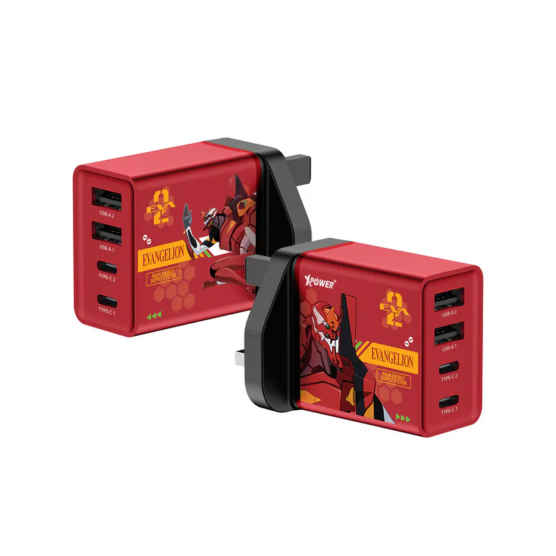XPower《EVA新世紀福音戰士》30W 4輸出PD快充充電器 (WC30)
