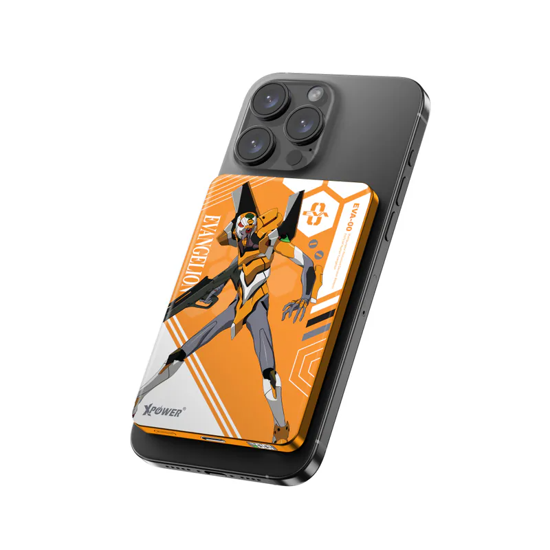 XPower《EVA新世紀福音戰士》MagSafe 3合1 10000mAh超薄數顯無線充電器