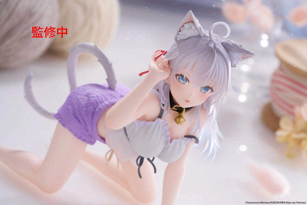 TAITO Desktop Cute Figure《不時輕聲地以俄語遮羞的鄰座艾莉同學》艾莉(Cat Ear Roomwear Ver.)