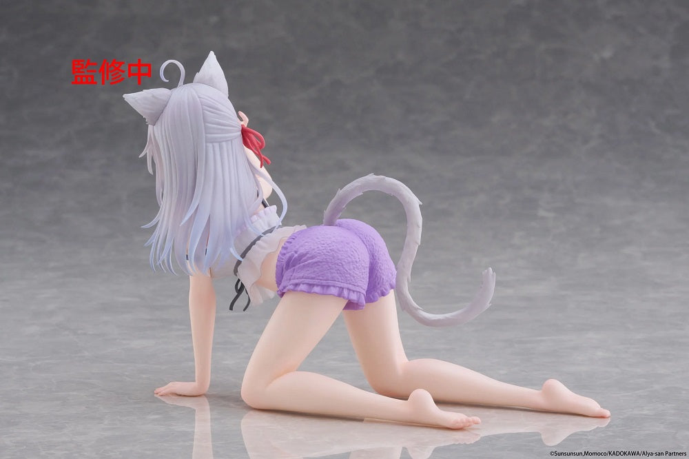 TAITO Desktop Cute Figure《不時輕聲地以俄語遮羞的鄰座艾莉同學》艾莉(Cat Ear Roomwear Ver.)