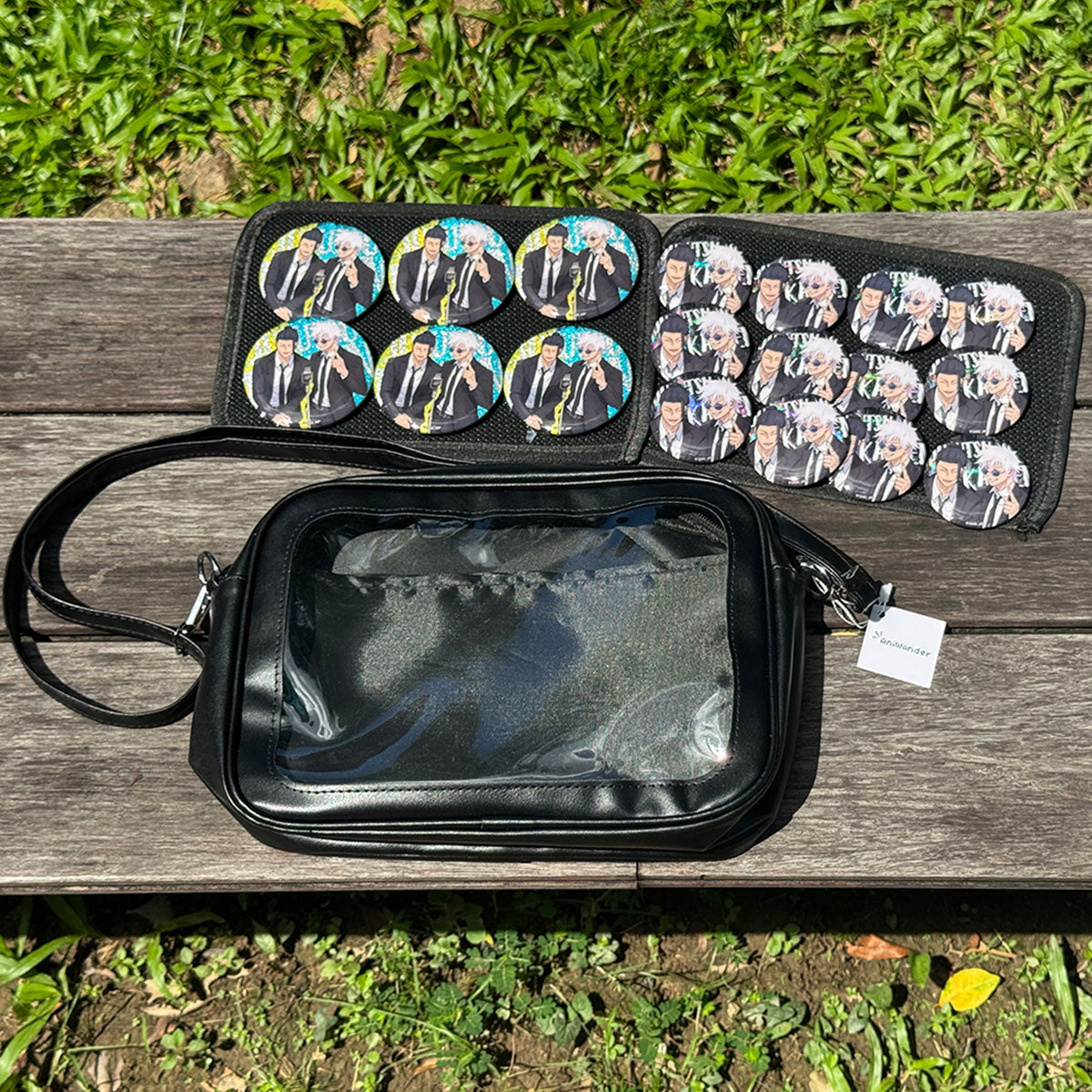 AniWander 側孭痛袋 A5 (黑色)