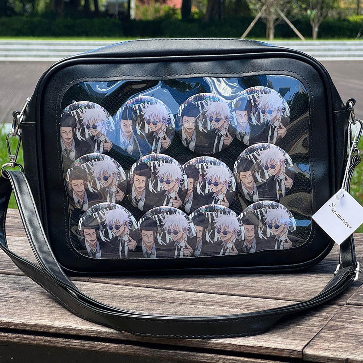 AniWander 側孭痛袋 A5 (黑色)