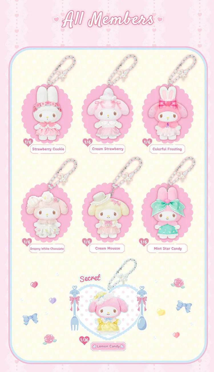 My Melody 甜夢淑女屋系列毛絨掛飾盲盒
