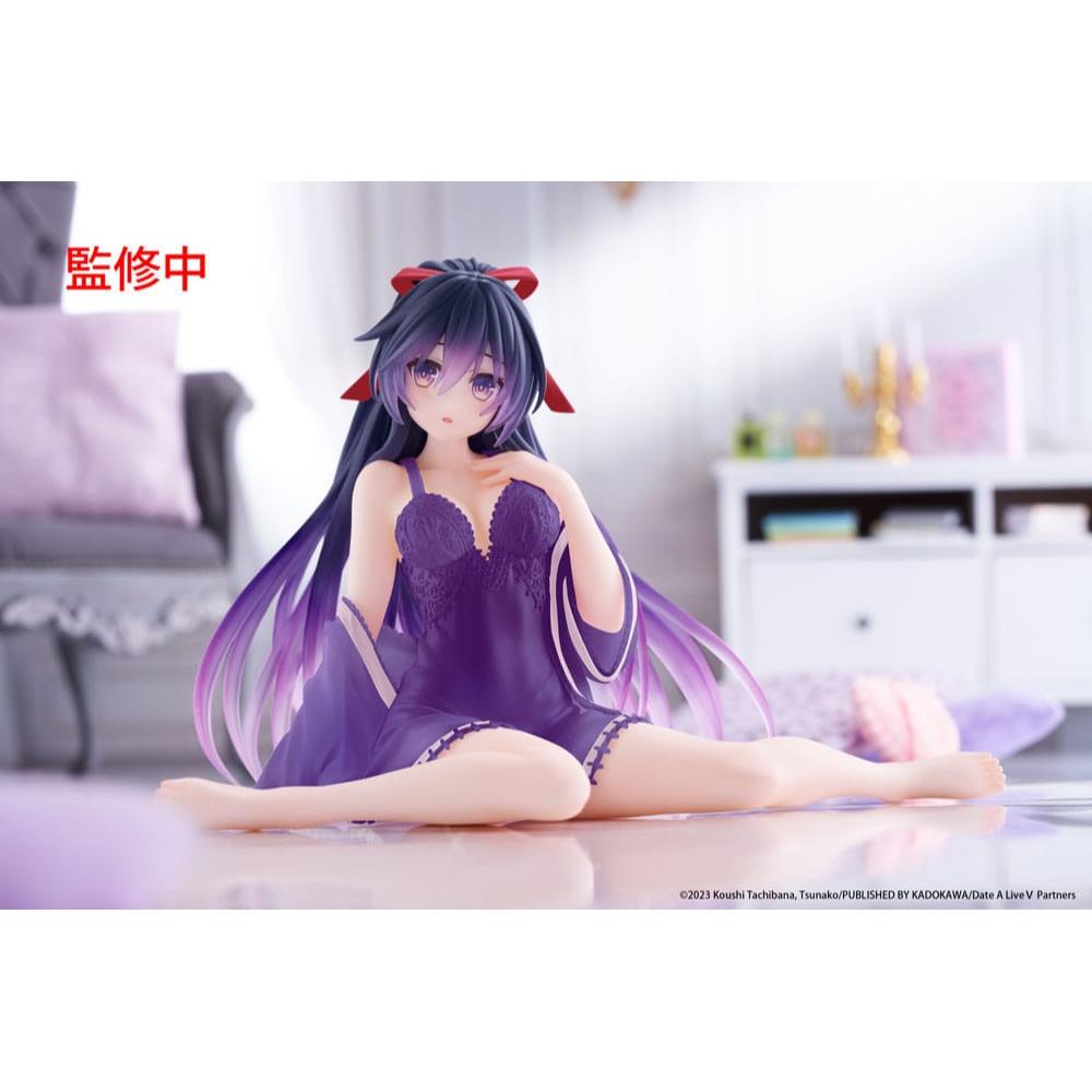 Taito Desktop Cute Figure《約會大作戰V》夜刀神十香 (Nightwear Ver.)更新版