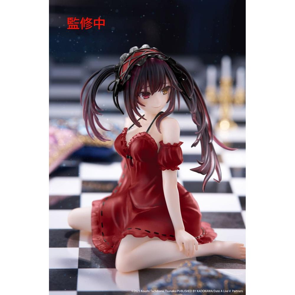 Taito Desktop Cute Figure《約會大作戰V》時崎狂三(Nightwear Ver.)更新版