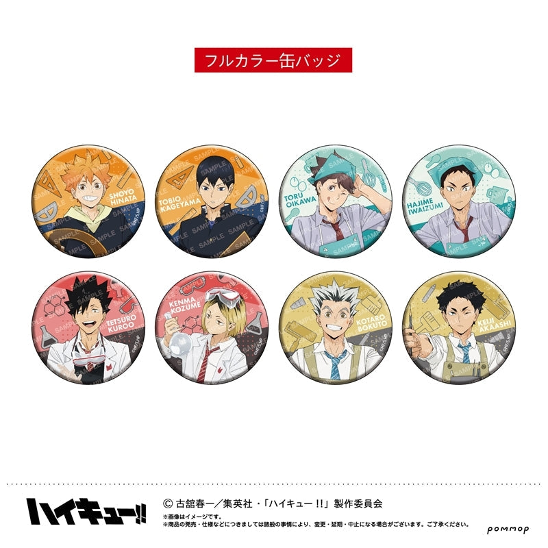 《排球少年!!》上課!! 襟章 盲抽1個(共16款)