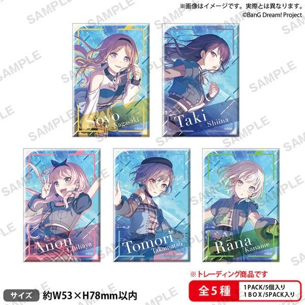 Bushiroad Creative《BanG Dream!》MyGO!!!!!4角型襟章 Zero gravity ver.盲抽1個(共5款)