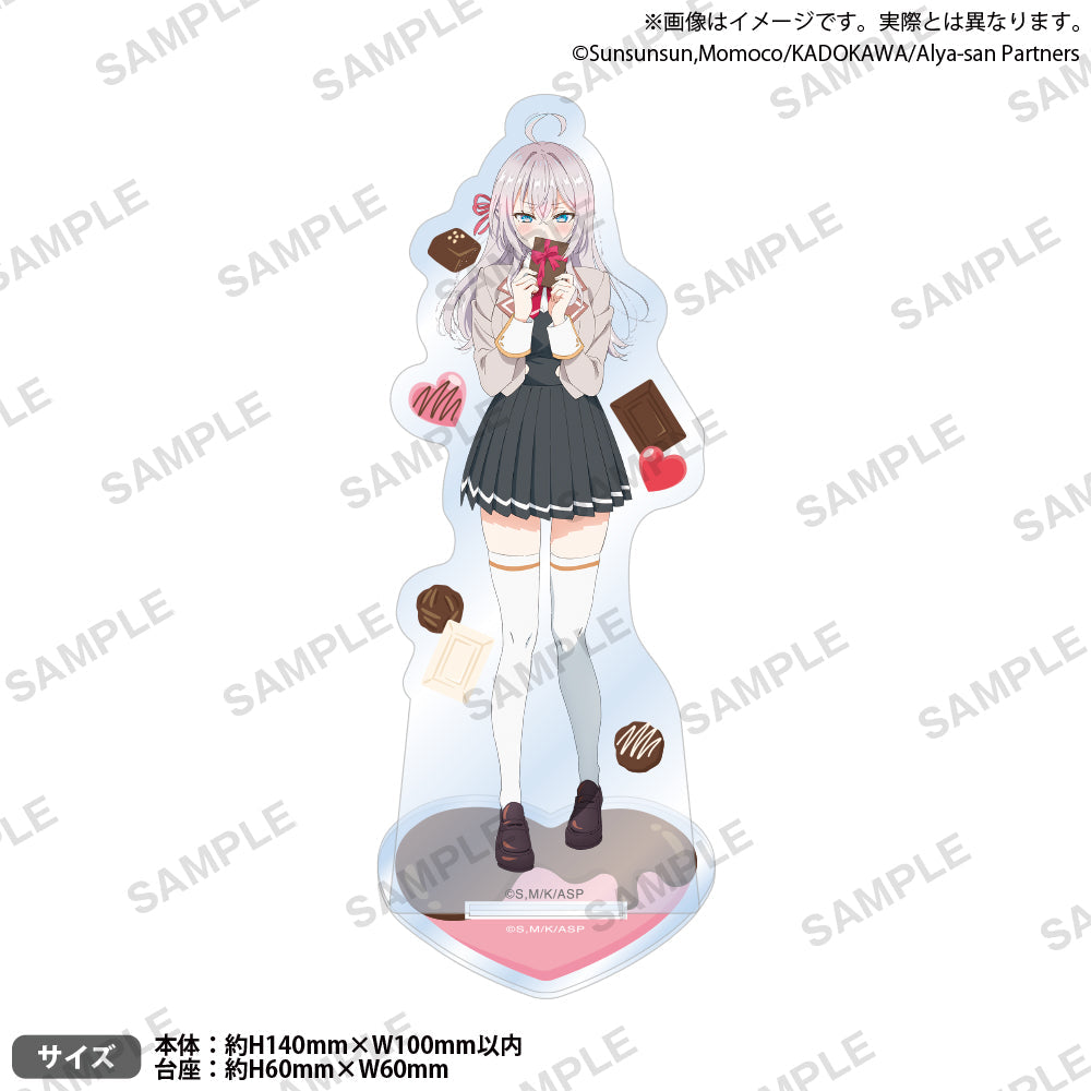 Bushiroad Creative《不時輕聲地以俄語遮羞的鄰座艾莉同學》壓克力立牌 艾莉莎(情人節)