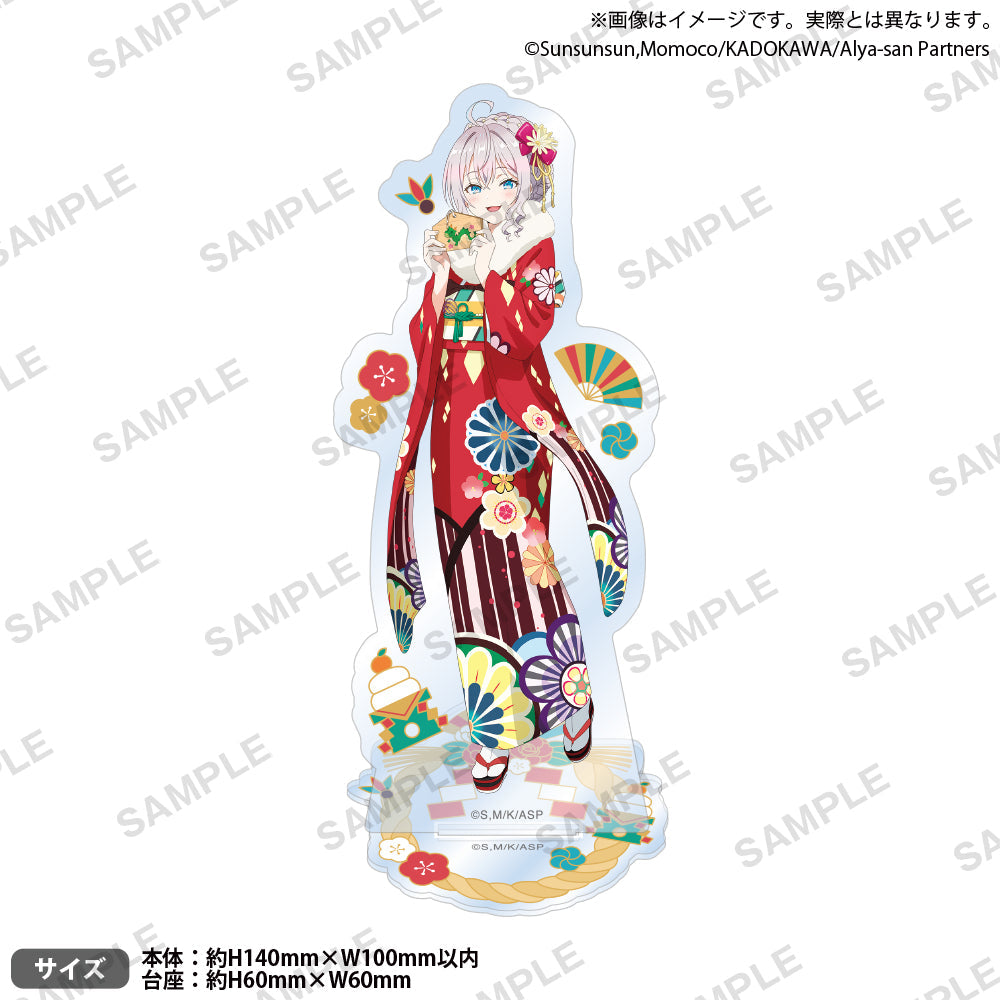 Bushiroad Creative《不時輕聲地以俄語遮羞的鄰座艾莉同學》壓克力立牌 艾莉莎(新年)