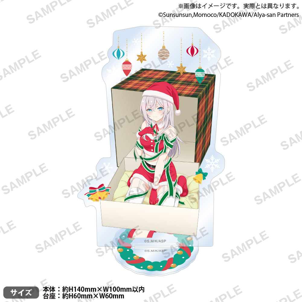 Bushiroad Creative《不時輕聲地以俄語遮羞的鄰座艾莉同學》壓克力立牌 艾莉莎(聖誕節)