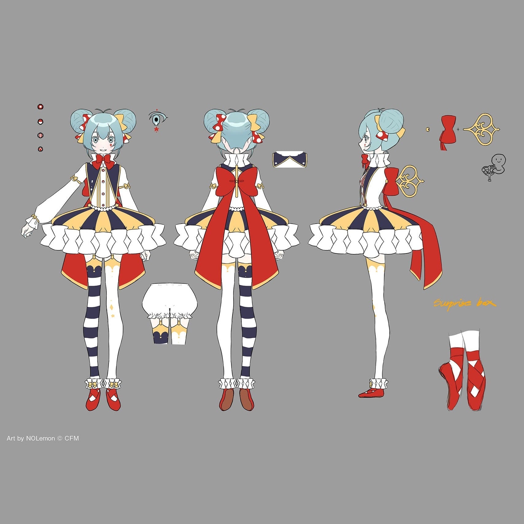 Design COCO 初音未來MIKU EXPO 2023 VR 服裝大賽大獎設計造型 1/7比例
