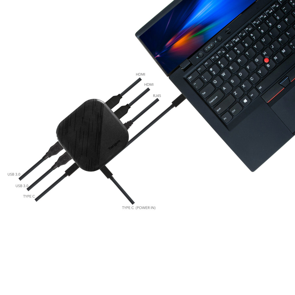 Targus DOCK116 USB-C DisplayLink Universal Docking Station