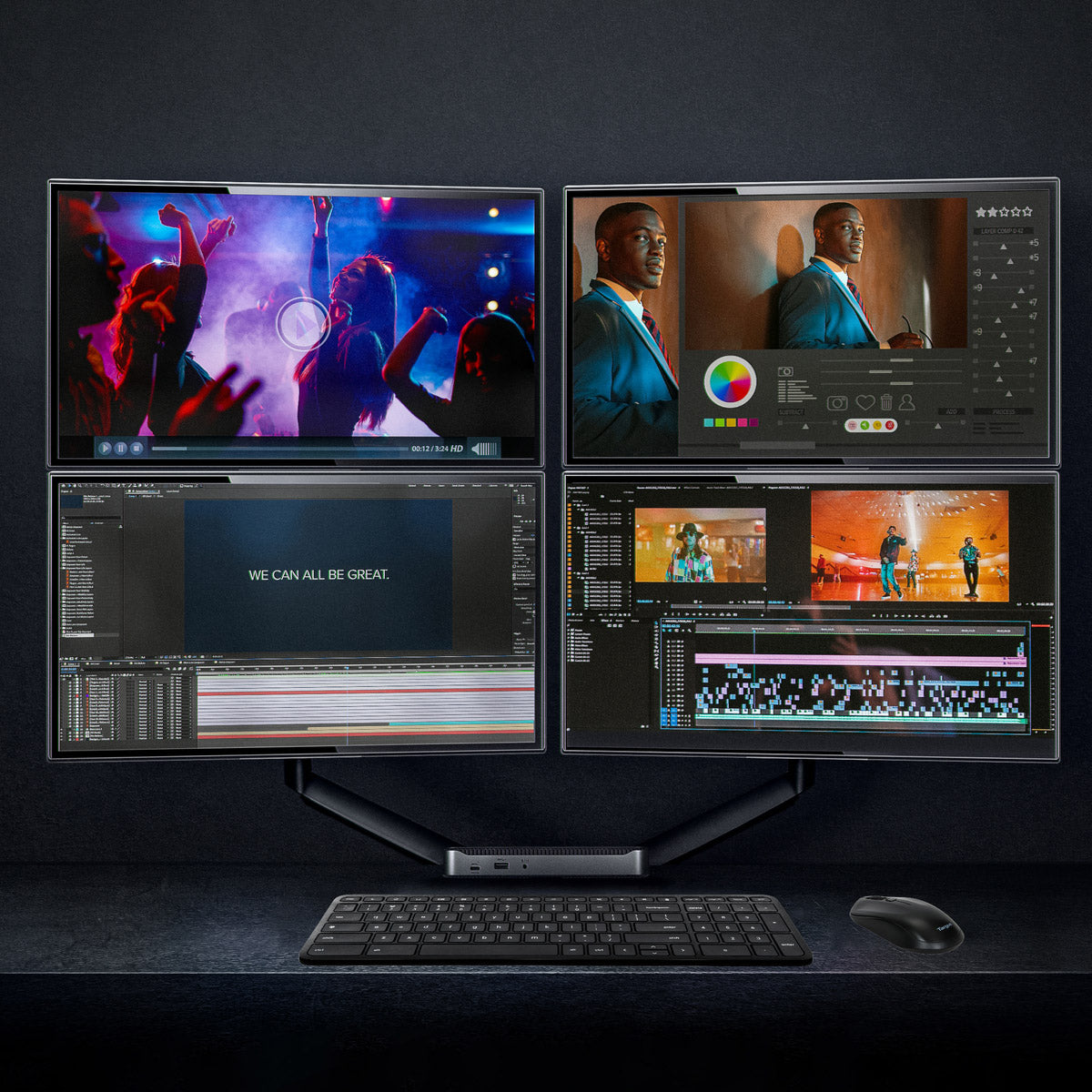 Targus DOCK710 USB-C Hybrid DisplayLink Universal Docking Station