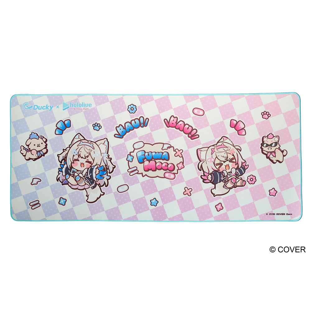 Ducky x hololive One 2 RGB 108 keys 茶軸 Keyboard + Mouse Pad